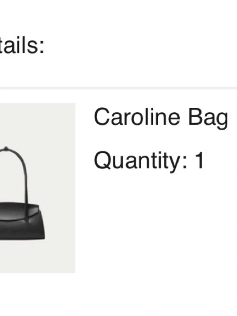 Freja Caroline Bag Black